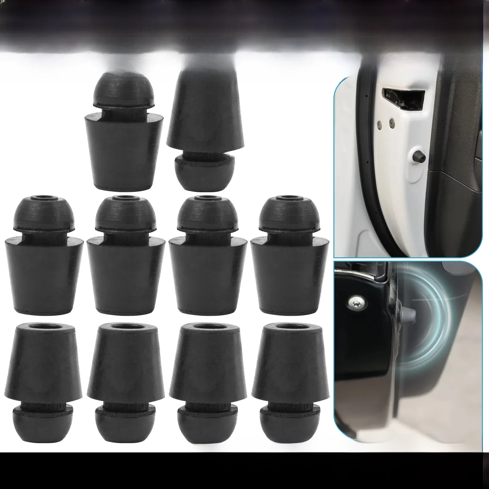 10x amortisseurs de pare-chocs de porte de voiture, couvercle en caoutchouc Anti-choc pour Kia Sportage Rio 4 5 Ceed Jd K5 Cerato Ford Focus 2 3 Mondeo