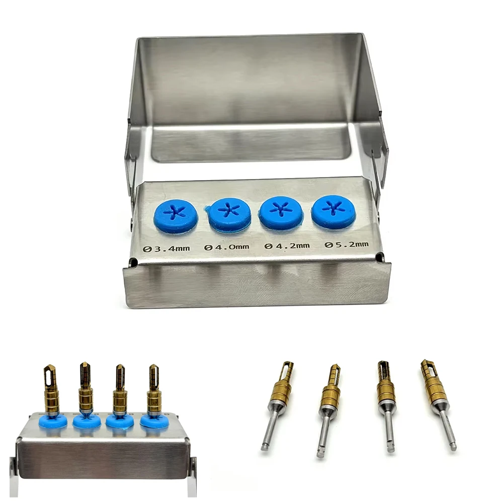 

Professional Dental Bone Collector Grinder for Implant Kit Self-Grinding Bone Meal Drill Surgical Tool, Stainless Steel