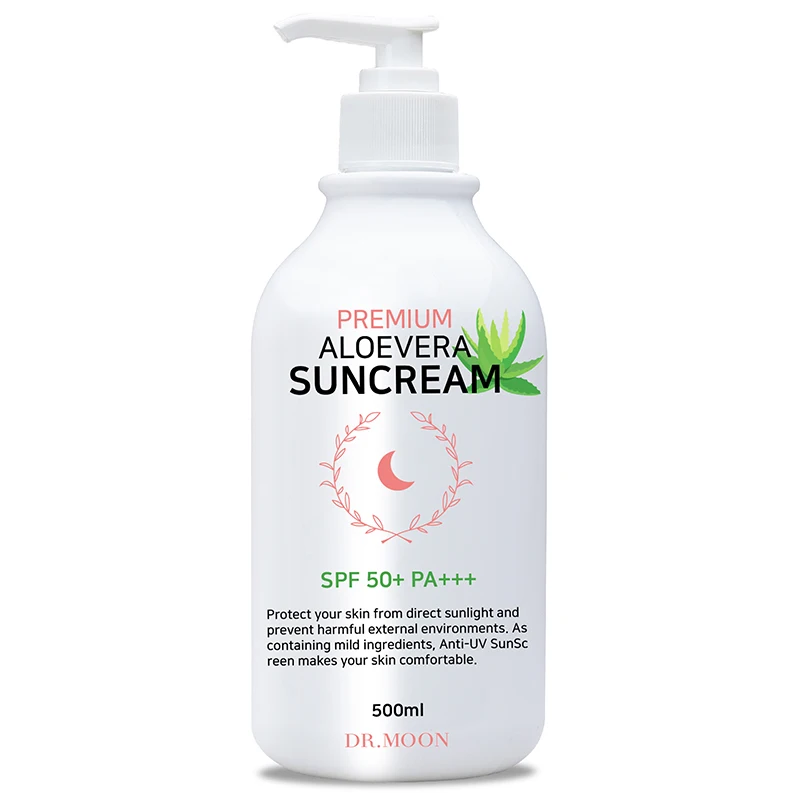 [Official Store] Dr. Moon Premium Aloe vera Suncream 500ml