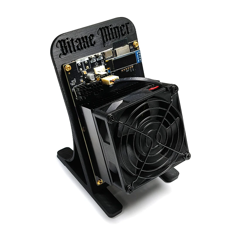 

P. SWEET DEAL NerdQaxe++ 6TH/s Rev 6.1 100W Upgrade XT30 PSU Dual Fans Bitcoin Miner