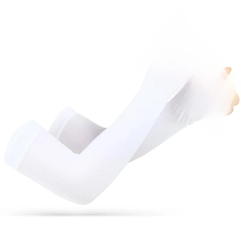 AliExpress HKXY GLOVES UV Solar Arm Sleeves Woman Men Cycling Fingerless Gloves Cool Muff Summer Ice Silk Elastic Arm Cover Driving Anti-Sunburn Sleeve