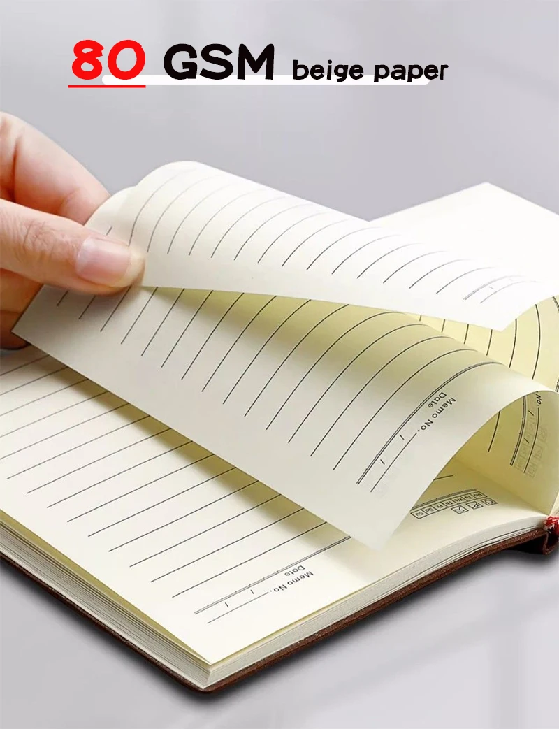 Mini Notebook A6 Portable Pocket Notepad 80GSM - 192 Pages Memo Diary Planner Agenda Organizer Office School Supply Stationery