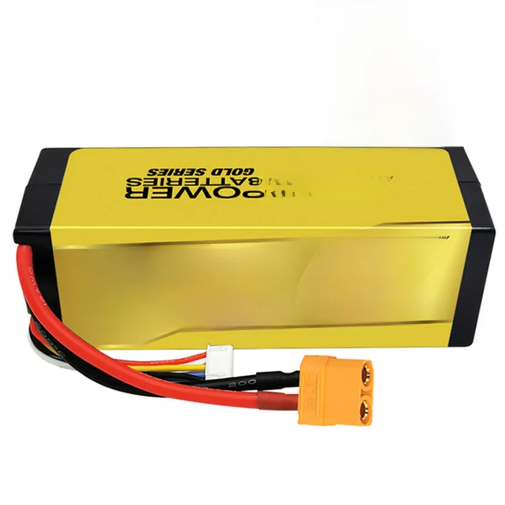 XF-Batterie Lipo 4S 14.8V, 6500mAh, 100C Graphene Racing Series, HardCase pour Xmaxx RC Car Truggy, Evader BX, Bumosquito 1/8, EU