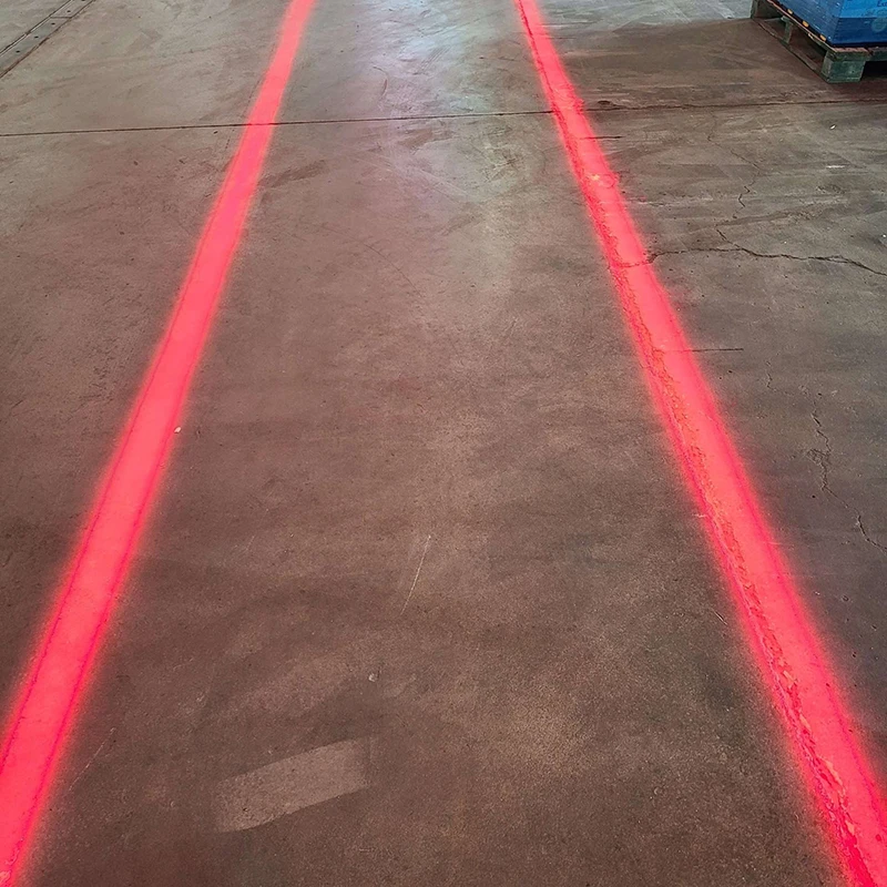 Industrial Floor Striping Laser Technology Virtual Walkway Safety Marking Tape Warehouse Pedestrian Safety Parking Lines