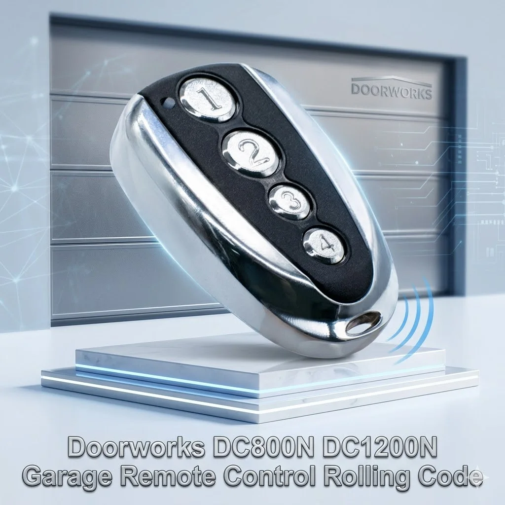 Doorworks DC800N DC1200N Roller Door Gate Operator Opener Rolling Code Handheld Transmitter ﻿
