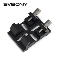 SVBONY Small Dovetail Plate with Locking Screw Quick-Connect Finderscope Guide Scope Adapter Bracket for Astronomical Telescope