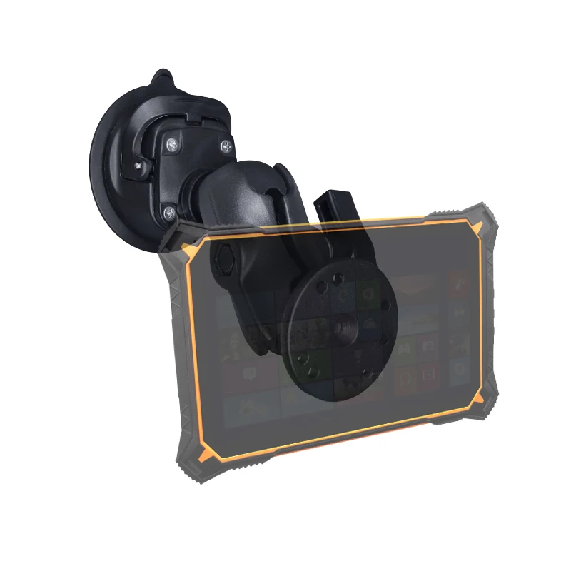 حامل كأس شفط مركب من VINmounts مع ذراع مقبس مزدوج 9.5 سم وقاعدة رأس كروية دوارة 1.5 بوصة متوافقة مع حوامل ذاكرة الوصول العشوائي