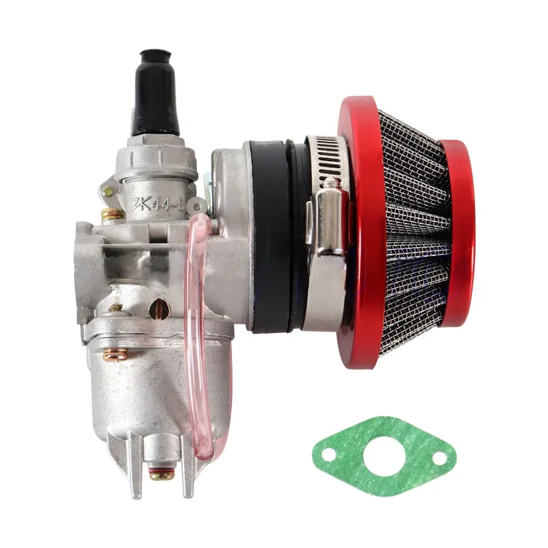AliExpress NONE Carburetor Carb Carby + Steel 44mm Air Filter + Stack for 47cc 49cc Mini Moto Dirt Pocket Bike ATV Quad Go Kart Minimoto