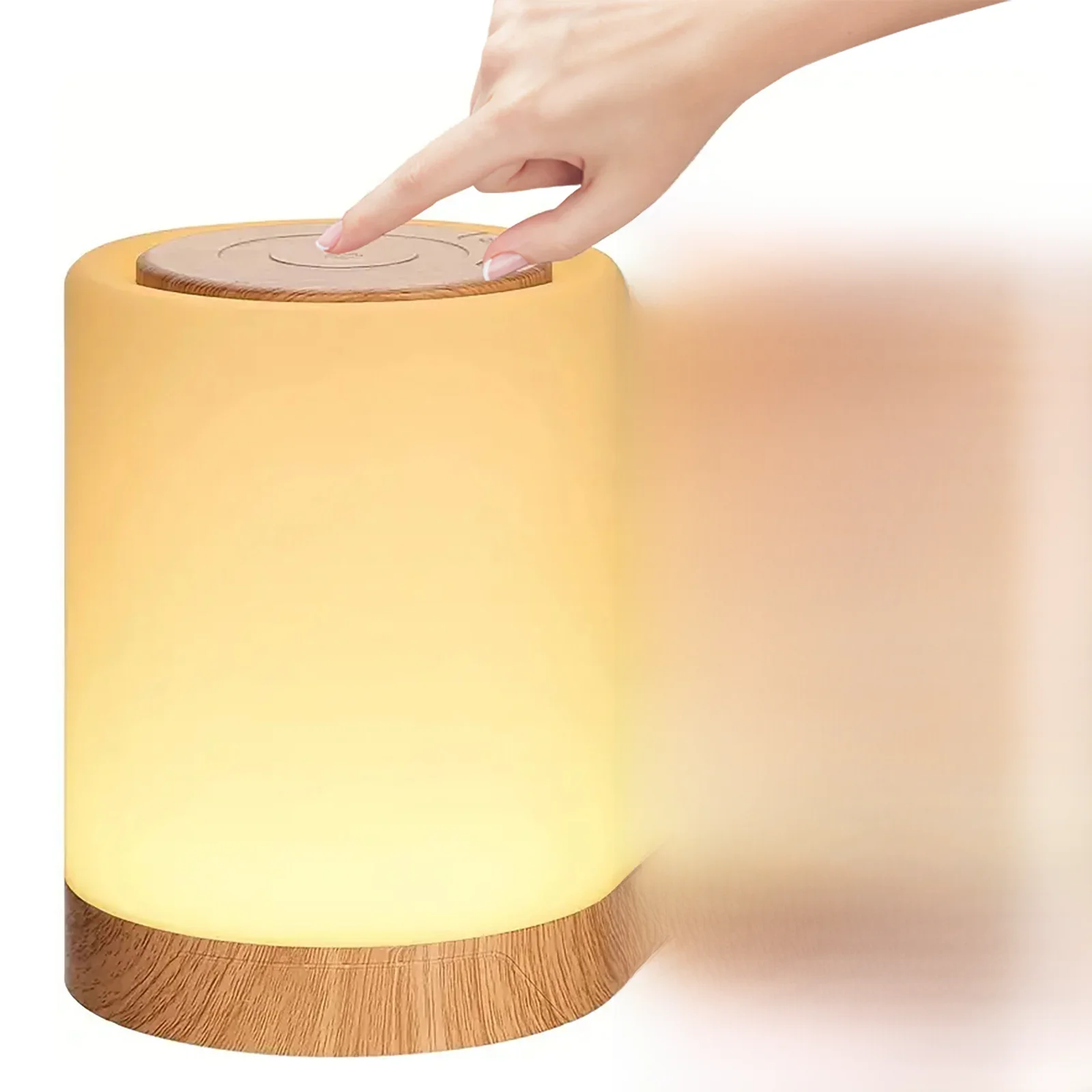 Smart LED Night Light, Bedside Table Lamp, USB Rechargeable Touch light, Room decorating items, for Kids Bedroom Gift Party Xmas