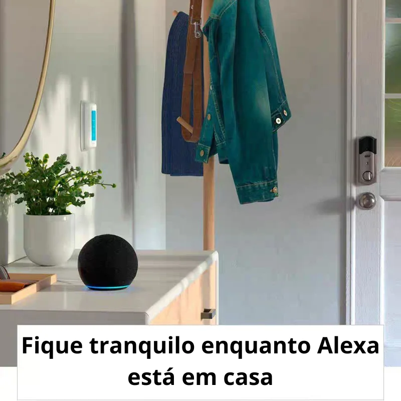 Alexa Echo Dot 5ª Geração Caixa de Som Inteligente Original Casa Moderna - SKYTUR envio rapido para todo o Brasil