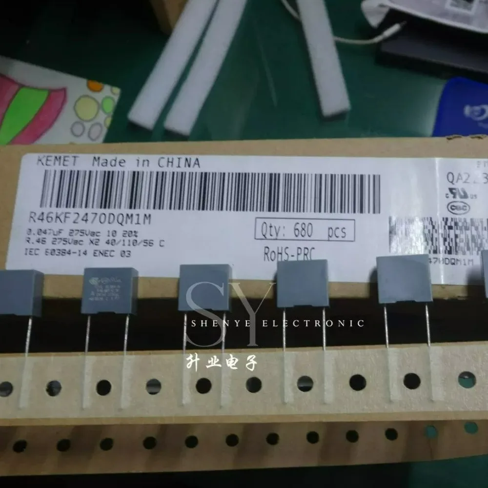 

10pcs/lot AV R46 MKP 0.047uf 275VAC 47nf 473 M Brand New 10mm Film Capacitor R46KF2470DQM1M