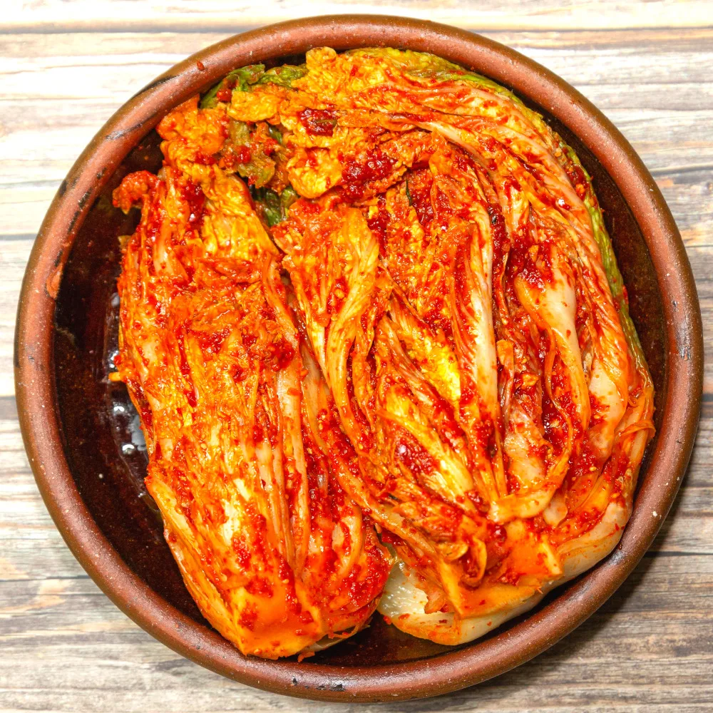 Forgive up Chinese cabbage kimchi in whole country