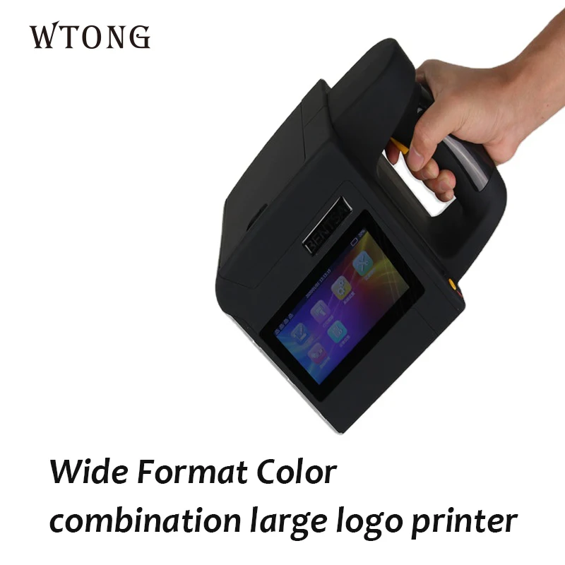 96mm Label Printer QR Bar Batch Code Date Number Logo Expiry Date Handheld Inkjet Printer 25 Languages Portable