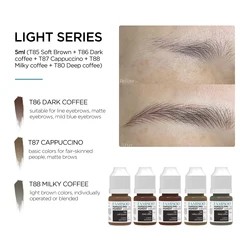 5ml Tattoo Eyebrow Pigment Ink Professional Microblading Pigment Permanent Makeup Eyebrow Body Products