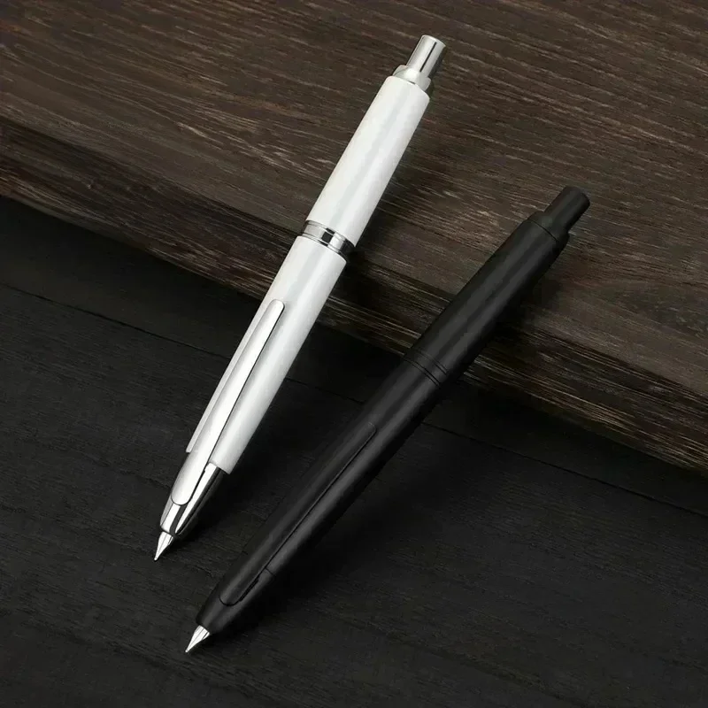JINHAO 10 Press pióro wieczne chowane EF/F 0.38 0.5MM stalówka metalowy pręt czarny tusz do pisania długopisy szkolne artykuły biurowe artykuły papiernicze — zdjęcie produktu 7