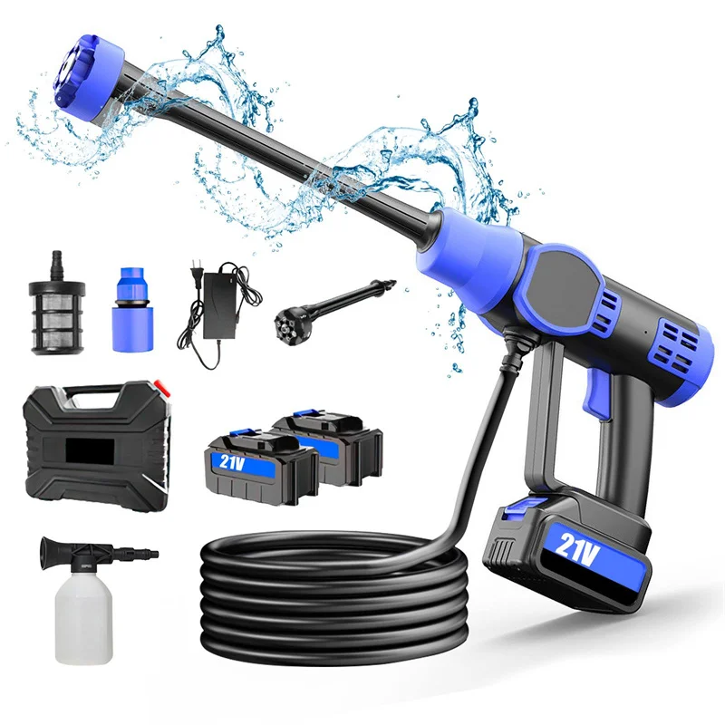 Makita – pistolet de pulvérisation électrique haute pression 6 en 1, 1000W, 300 bars, sans balais, pour lavage de voiture, jardin, batterie 21V