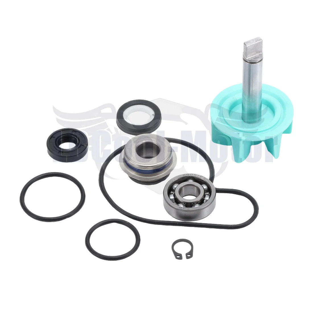 Water Pump Repair Kit For SUZUKI AN250 AN400 1998-2006 1999 2000 2001 2002 2003 2004 2005 Gasket O-ring Seals Set 17400-14F00