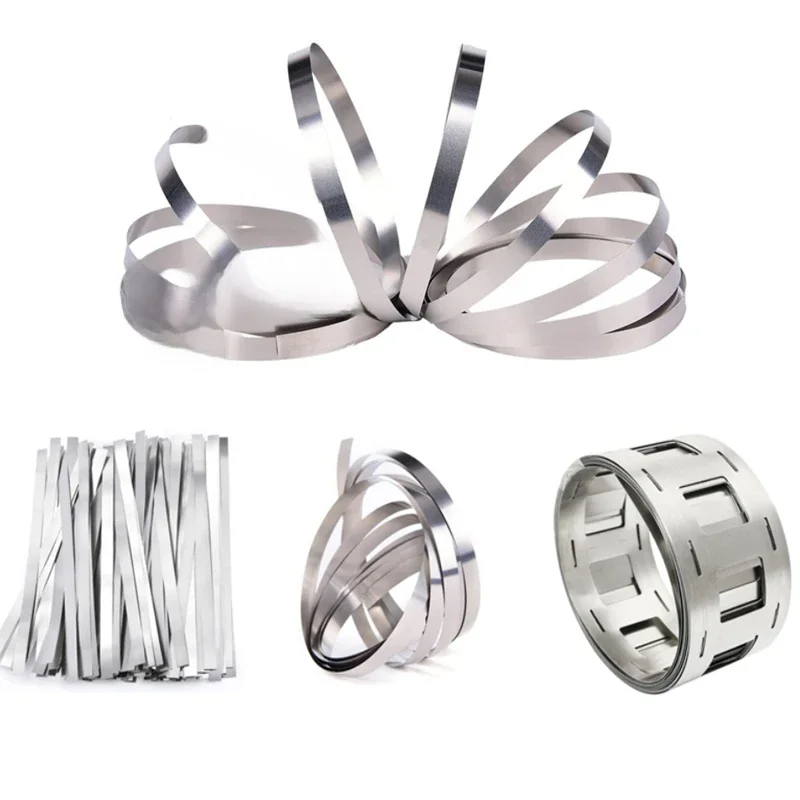 1 rouleau 18650 Li-ion batterie feuille de Nickel plaque en acier nickelé ceinture bande connecteur machine de soudage par points soudeurs de batterie