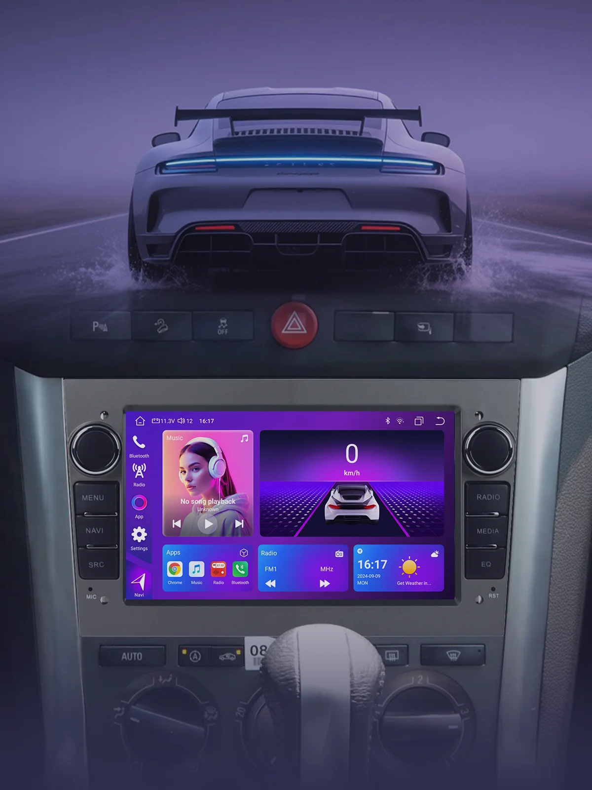 Eunavi 2Din Android Autoradio voor Opel Astra H G J Zafira B Corsa C D Antara Vectra Vivaro GPS RDS DSP 4G CarPlay Autoradio - afbeelding 2