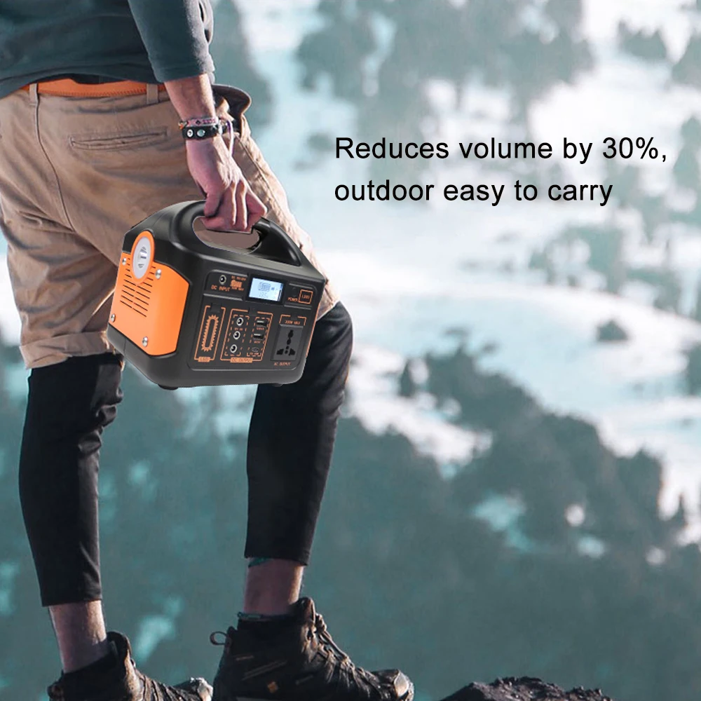 Gaiaray 100 واط 300 واط 500 واط محطة الطاقة المحمولة موجة جيبية نقية مولد الطاقة الشمسية 110 فولت/220 فولت UPS محطة شحن التخييم قوة البنك #6