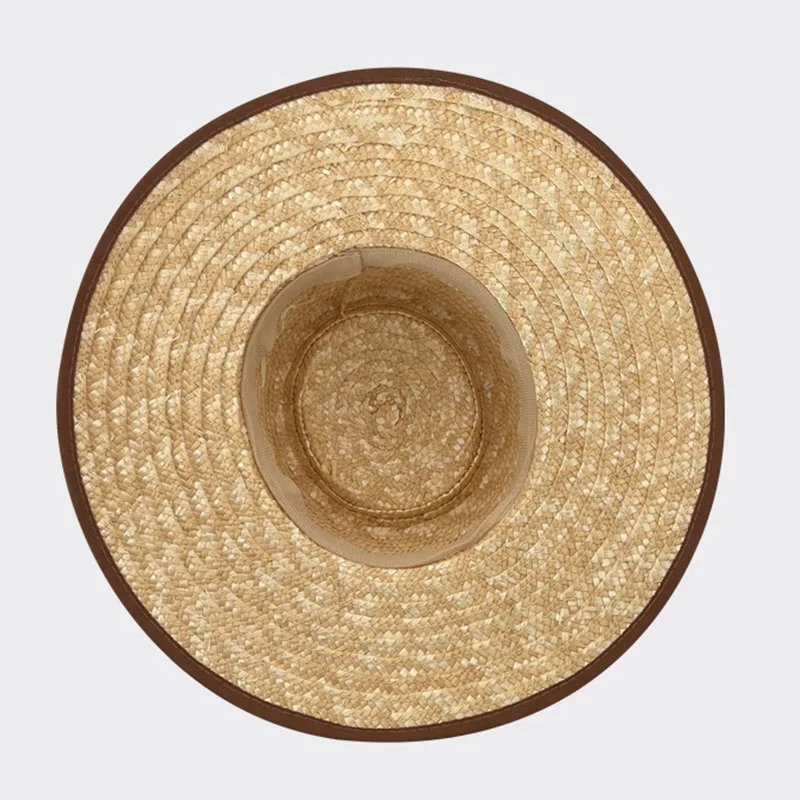 Womens Mens Wide Brim Straw Panama Hat Fedora Summer Beach Sun Hat UPF Straw Hat for Women