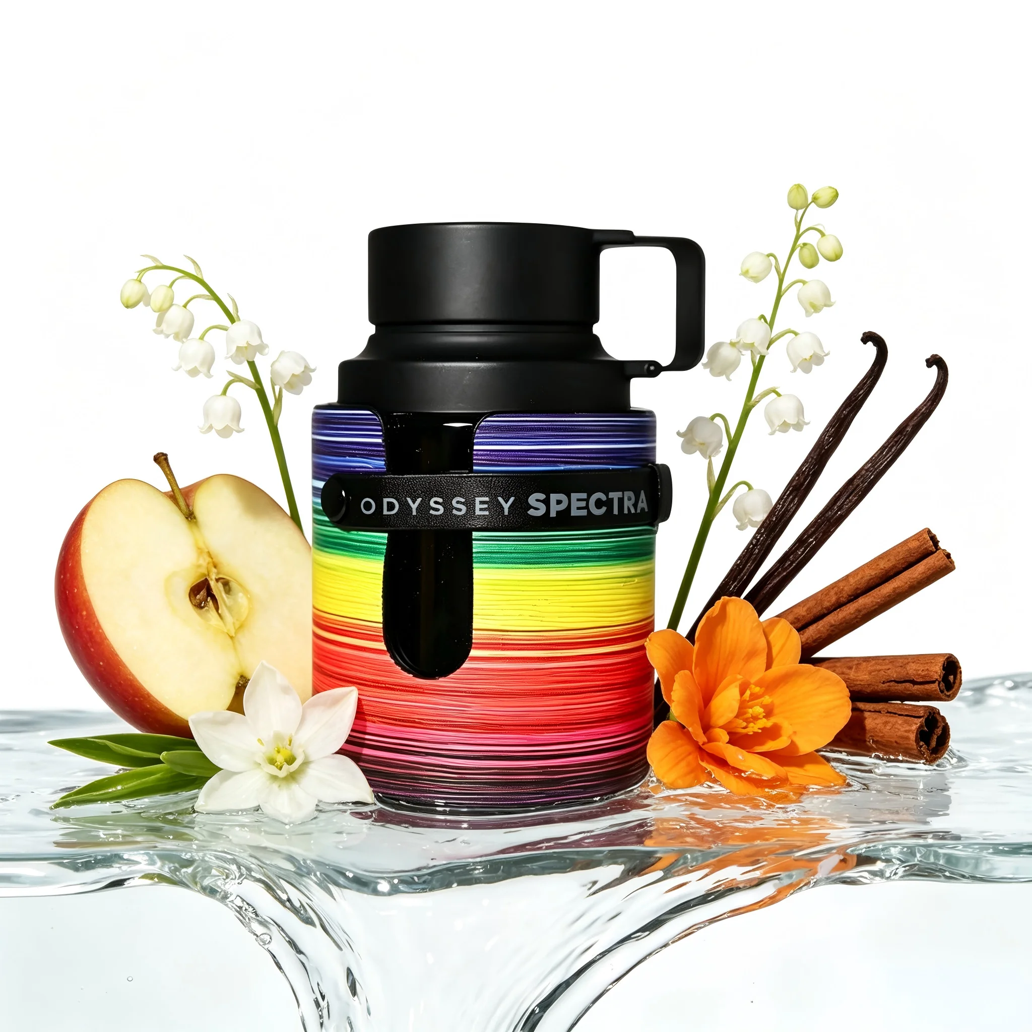 

Odyssey Spectra Rainbow Edition Unisex Eau De Parfum Spray 3.4oz Strong Long-lasting with Grapefruit and Vanilla Accords