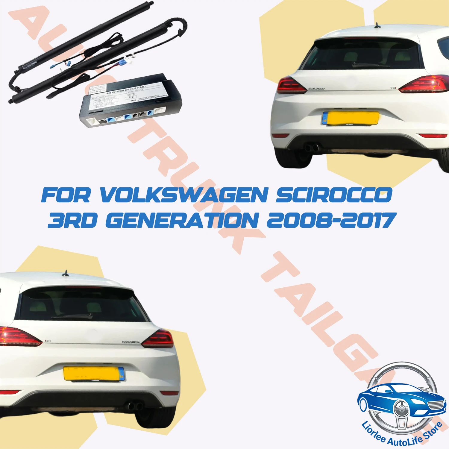 For Volkswagen Scirocco 3rd generation 2008-2017 Car Power Trunk Lift Electric Hatch Tail gate Strut Auto Rear Door Actuator