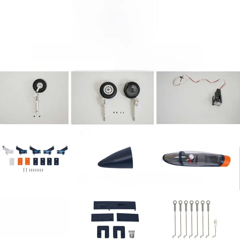 FMS 90mm Viper EDF conduit ventilateur Jet pièces rétractair ensemble de train d'atterrissage système moteur ESC Servo capot RC avion modèle avion de rechange