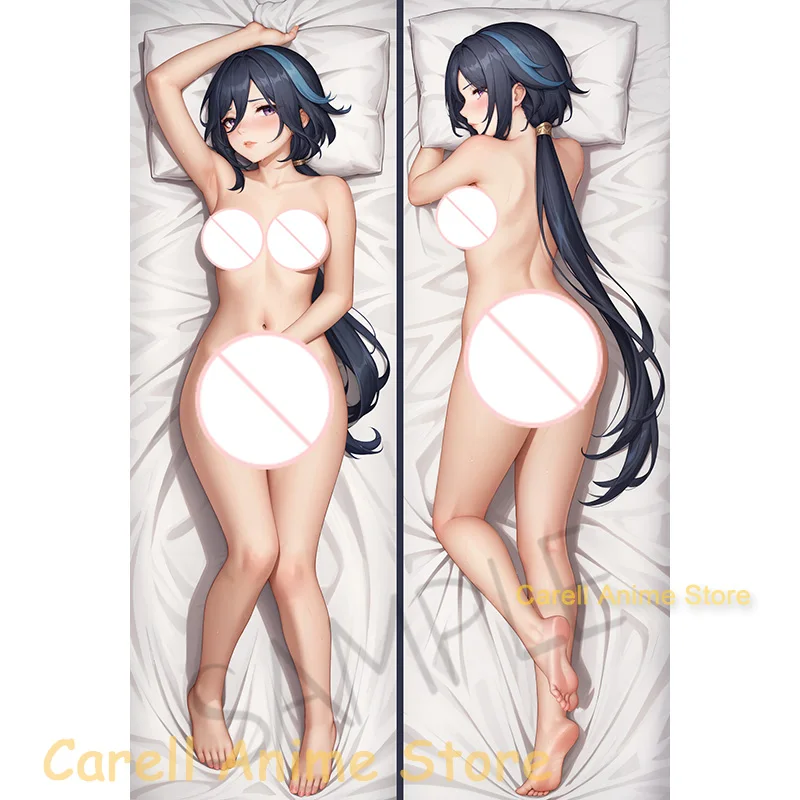 Dakimakura Clorinde Genshin Impact Anime Double-Sided Print Life-size Body Pillow Cover