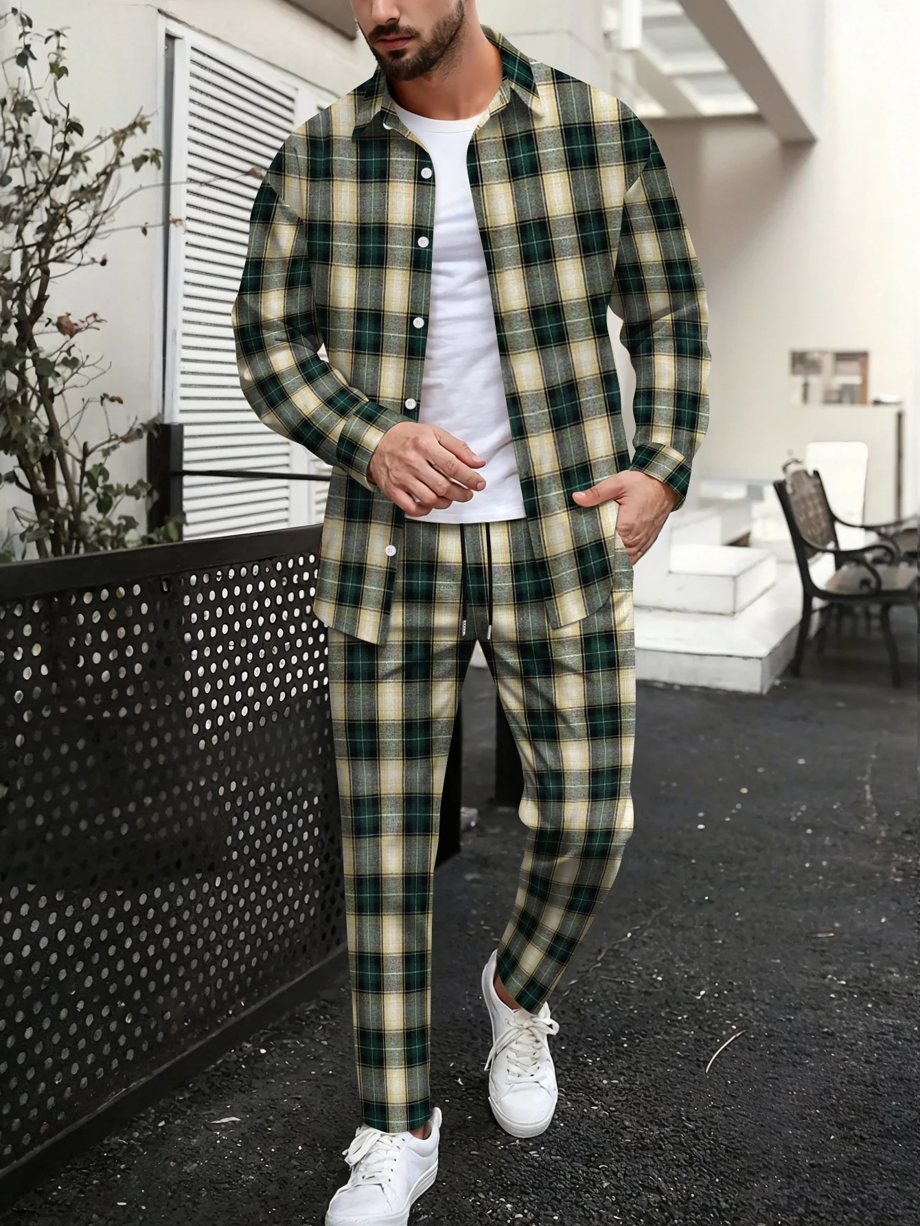 Men's Fashionable Collared Lon - огляд і ціна Men'S Fashion Pants