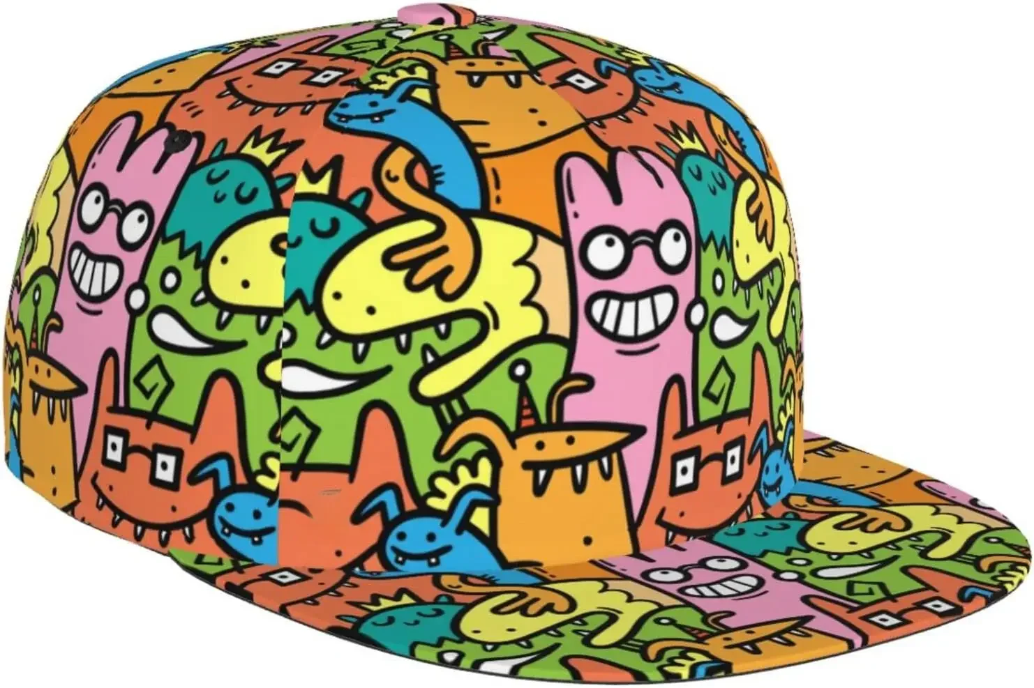 DrelyAnimals Snapback réglable pour hommes et femmes, casquette de soleil, casquette Hip Hop, casquette de baseball, chapeau à bord plat