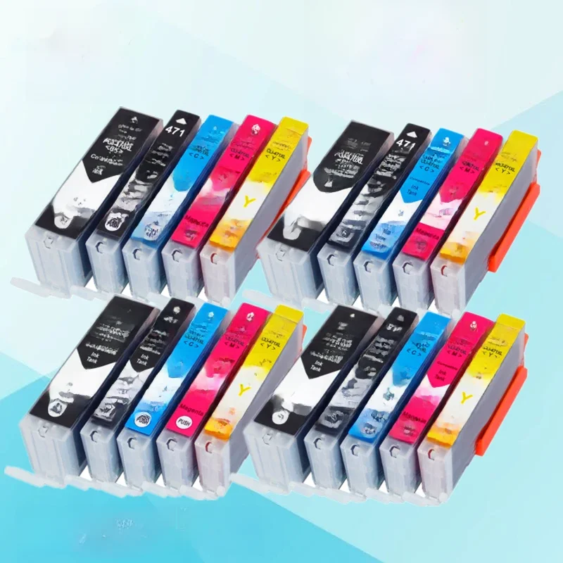 PGI 470 CLI 471 wkład atramentowy do Canon PGI470 PGI-470 CLI-471 PIXMA MG6840 MG5740 TS5040 TS6040 MG 6840 wkłady do drukarek — zdjęcie produktu 7