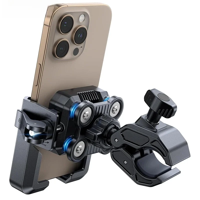 AliExpress Joyroom Motorcycle Phone Mount Holder Dual Vibration Dampener Universal Bike Bicycle Phone Mount for 4.7''-7'' Phones