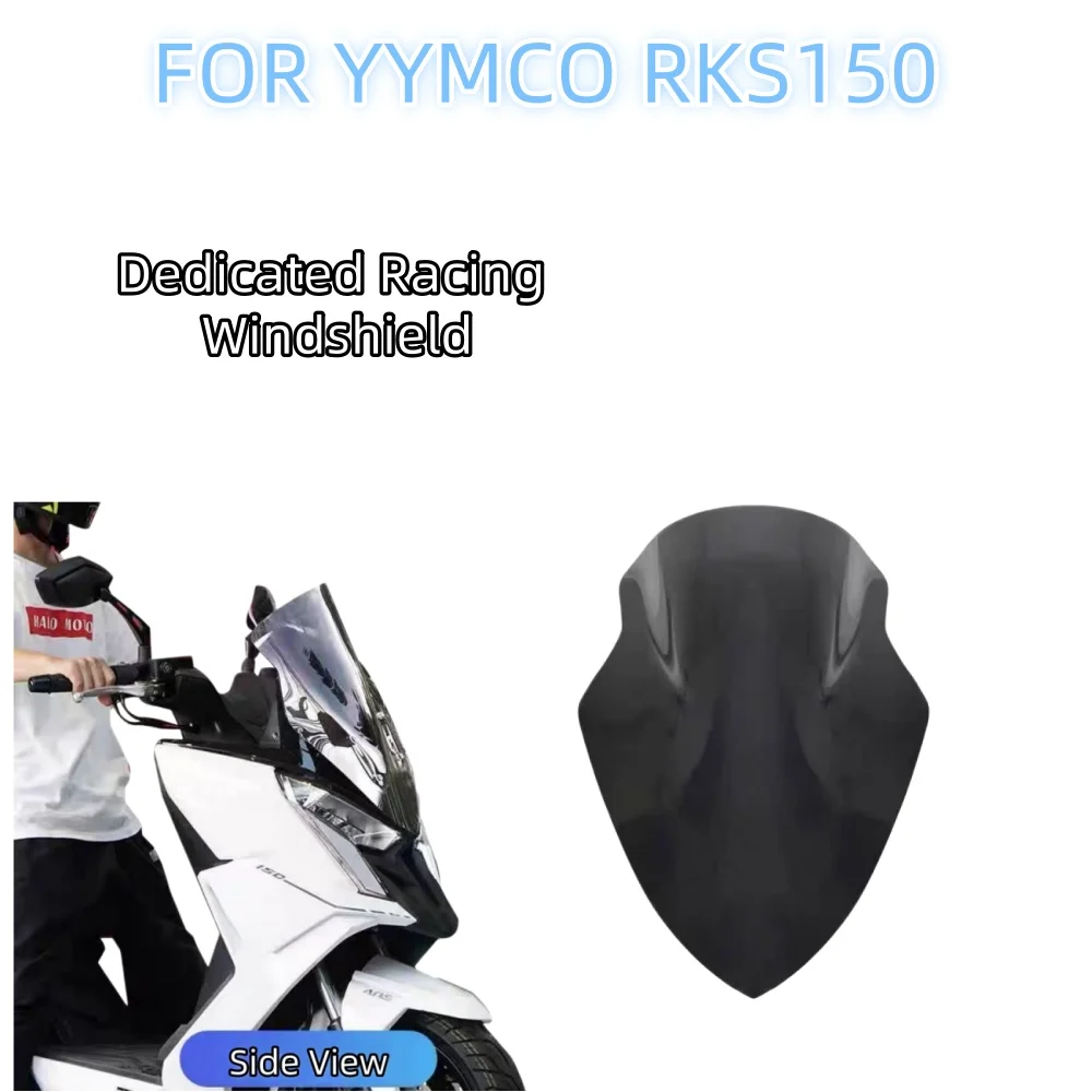 FOR YYMCO RKS150 modified windshield front wind deflector rain guard chest plate transparent wind shield