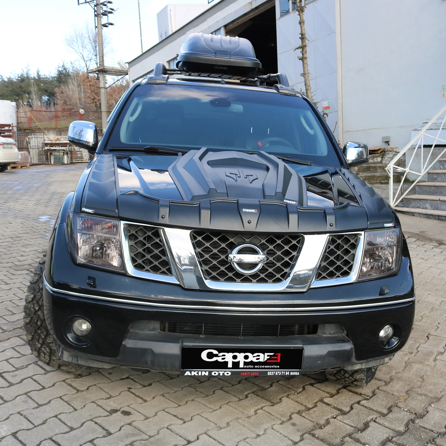 For NISSAN NAVARA 2006 To 2015 Dragon Pack Hood Protector 3 Pieces Protection --Car Accessories Styling Modified Spoiler