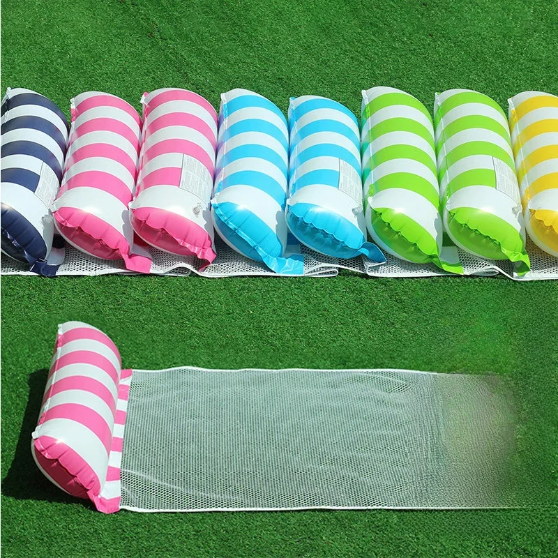 Zwembadhangmatten, 1 Pak 4-In-1 Opblaasbare Waterhangmatten (Zadel, Fauteuil, Hangmat, Zwerver),, Zwembadvlotter Loun - afbeelding 2