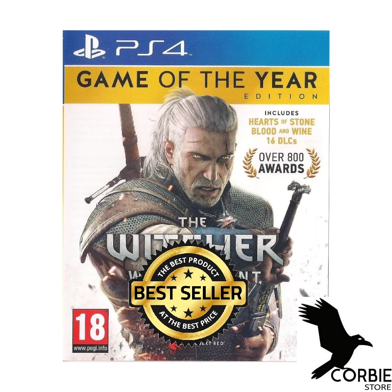 

The Wtchr 3: Wild Hunt Game Of The Year Edition PS4 Game Physical Disk Happy Gaming Play Original High Quality