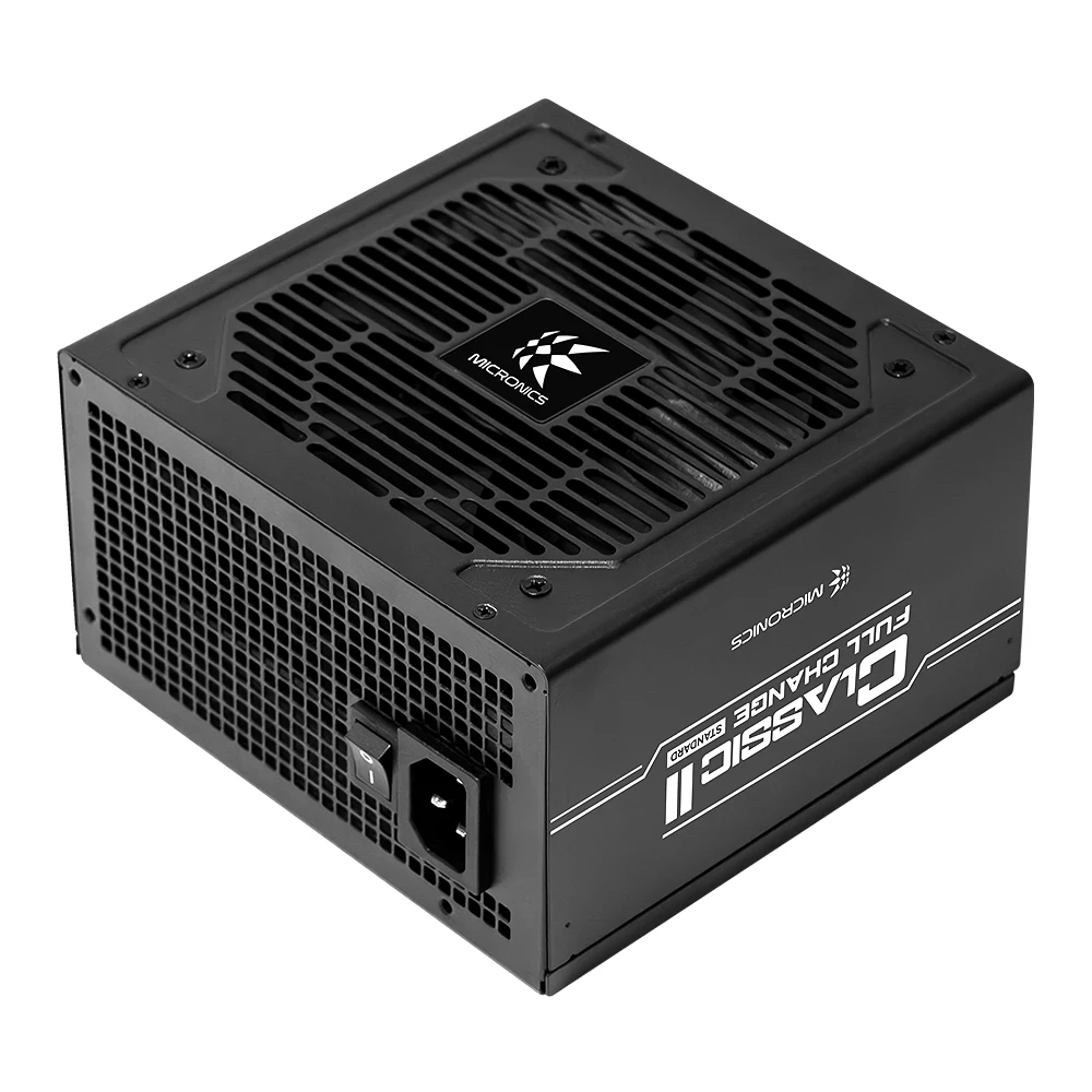 Micronics Classic Ii Full Change 650W 80Plus Standard Atx3.1 Black Power Supply