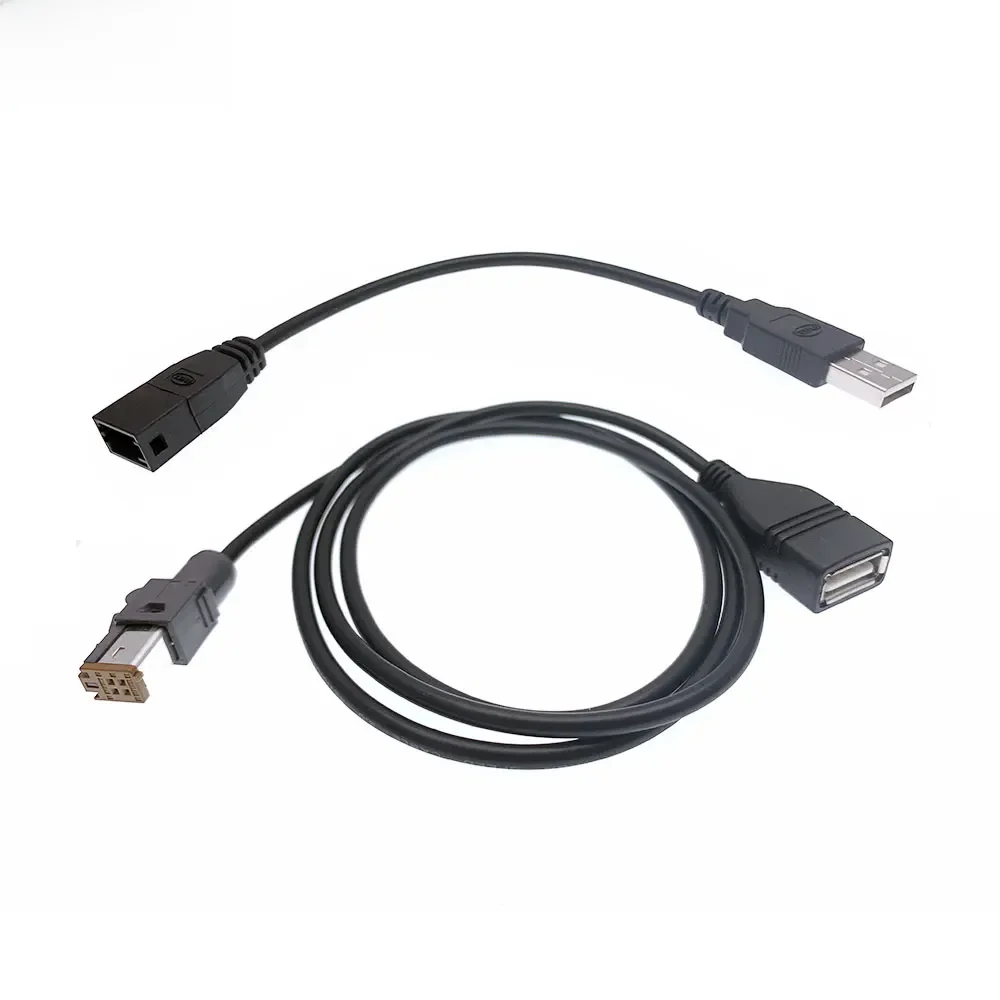 Câble de données multimédia Usb d'entrée auxiliaire de voiture, pour Suzuki, adaptateur de prise 4 broches personnalisé à l'interface USB Standard, câble d'extension pour sous-bar