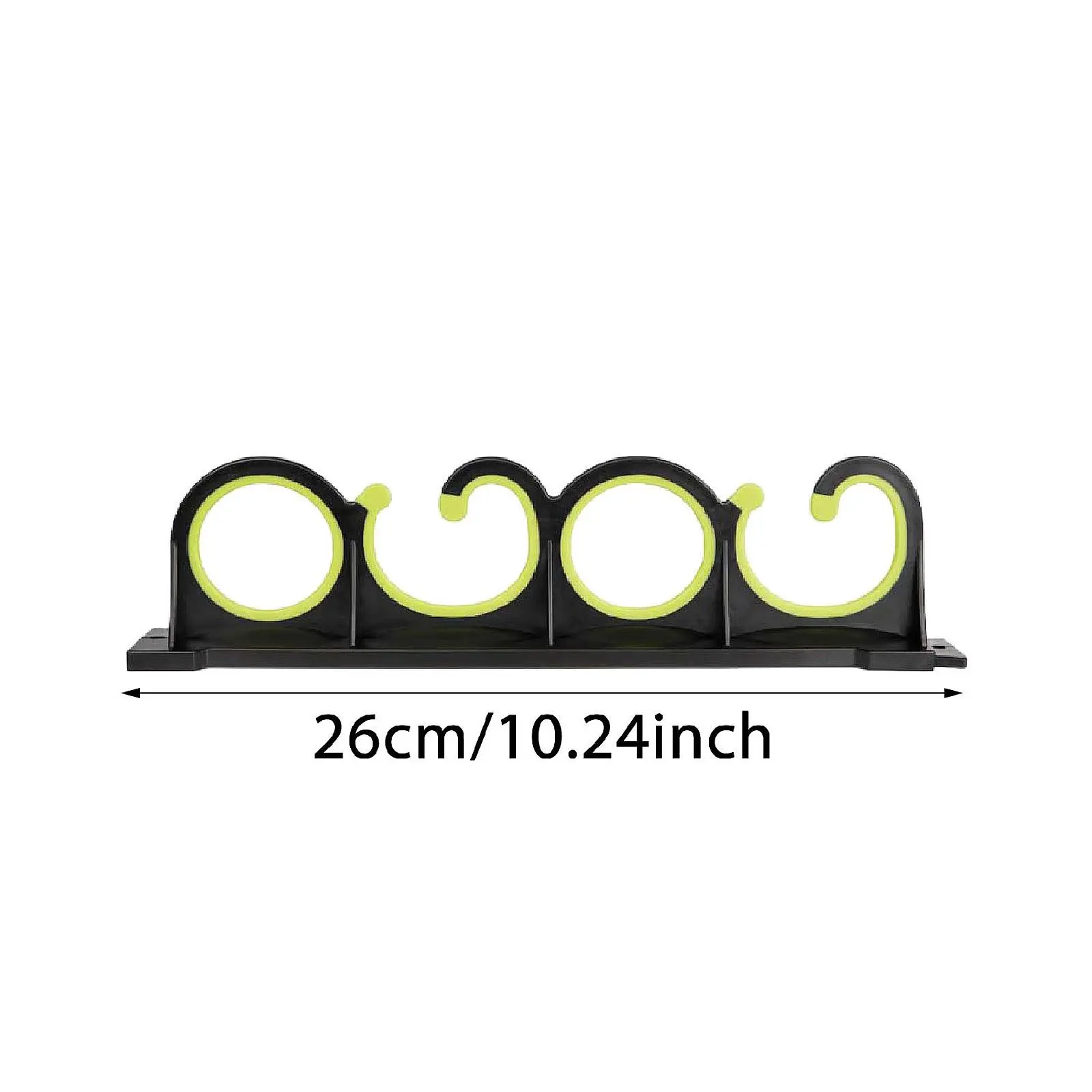 2-pack hengelhouder voor garage, wandgemonteerd hengelrek met zacht beschermend kussen, hengelopslagorganisator