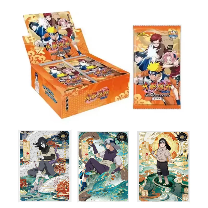 Wholesale KAYOU Naruto Tier2 Wave8 Booster Display Box Set Anime Collectible Trading Cards Premium Finish Standard Size