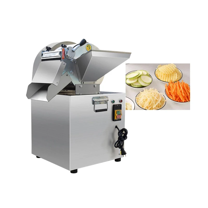 Commercial Multi-functional Vegetable Cutter Sweet Potato Ginger Hawthorn Electric Slicer Cheese Shredder Dicer Radish Slitter