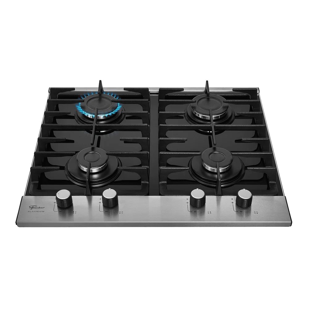 COOKTOP A GÁS FISCHER 4 BOCAS PLATINIUM 33800-92121 BIVOLT