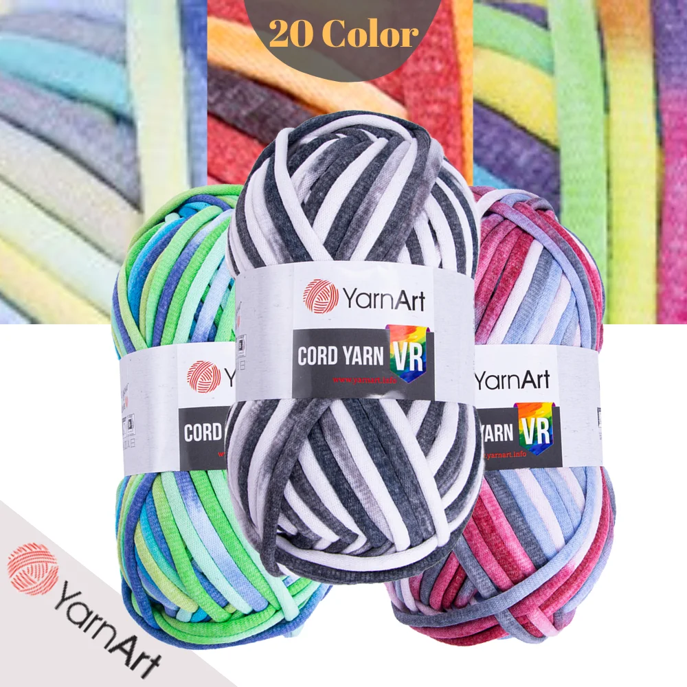 

YarnArt Cord Yarn VR Cotton - 20 Color Options - 73 Meters(250gr) - Polyester - Super Bulky - Cardigan - Sweater - Blouse - Blanket - Home Decoration - Vests - Too Thick - Soft - Accessory - Dress - DIY -MADE IN TURKEY