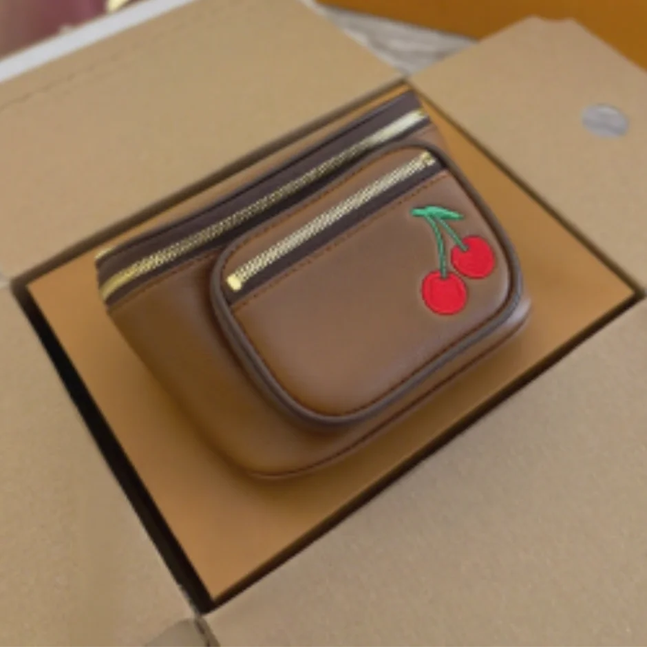 

New Women's Bumbag Cherry Series Fashion Casual Portable High Quality 2025 Female Bag 18*12