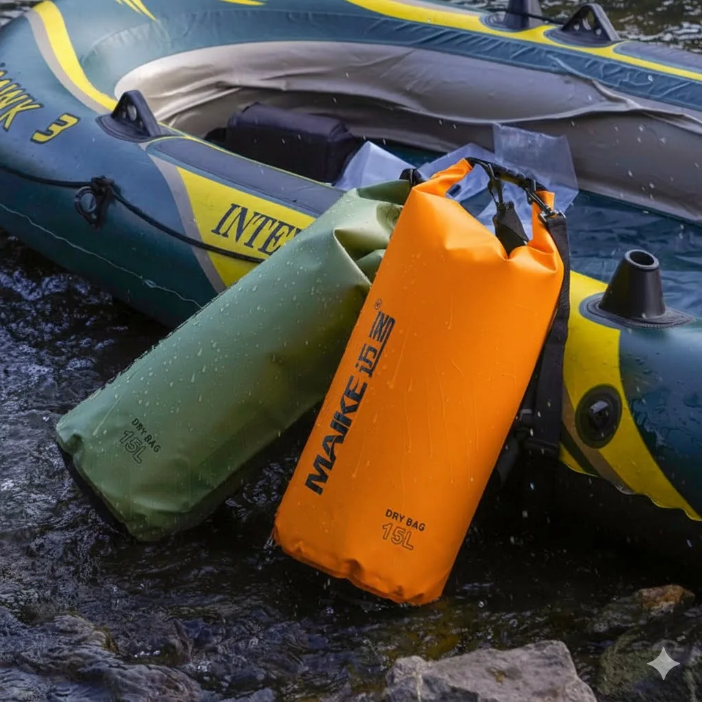 

Водонепроницаемая сумка-гермомешок Maike для мужчин и женщин, для пляжа, каякинга, лодок, каньонинга, 5 л/10 л/15 л