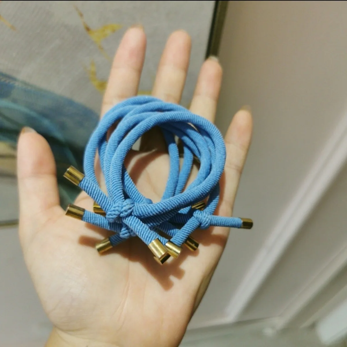 10 stuks hoge elastische knoop spiraal elastiekjes haarbanden koffie zwart minimalistisch zacht voor het haar voor veilige paardenstaarten stijlvol duurzaam
