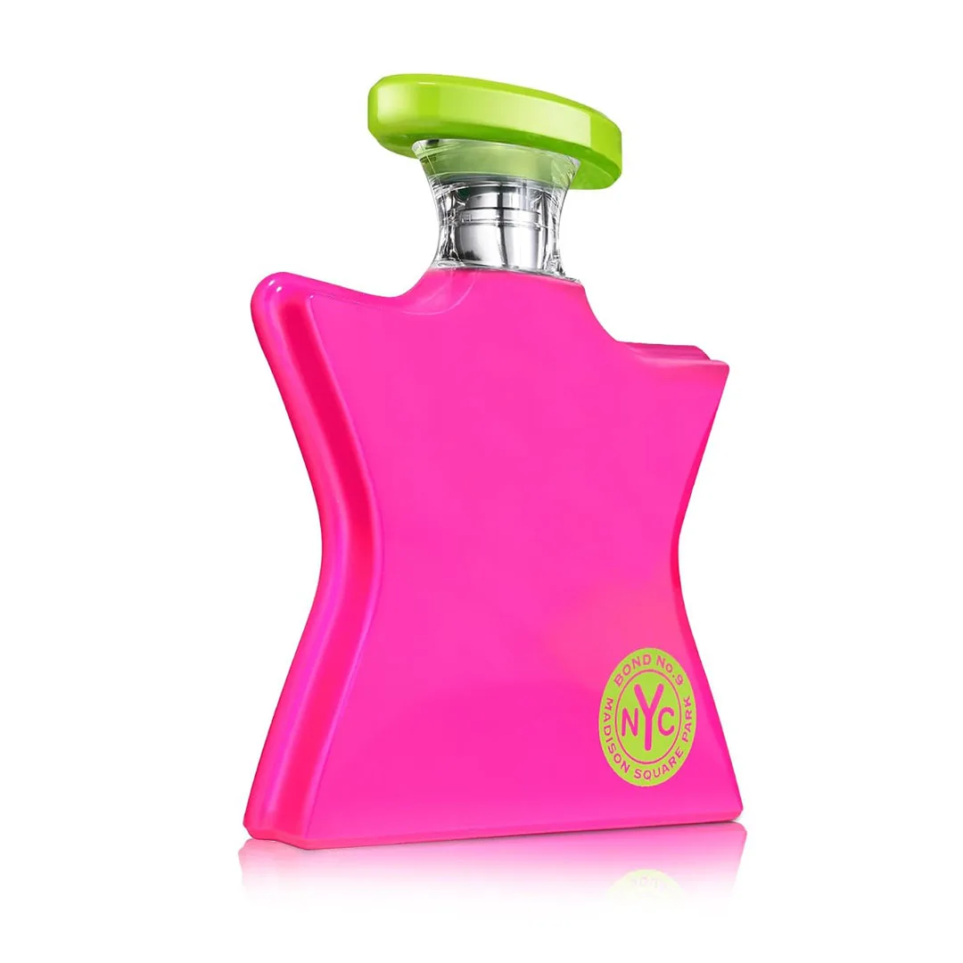 Bond No 9 Madison Square Park 100ml 3.4Oz Unisex Perfume, Fresh Natural Floral Aroma, Lush Green Scent for Daily Outings, Casual Meetings and Gifting