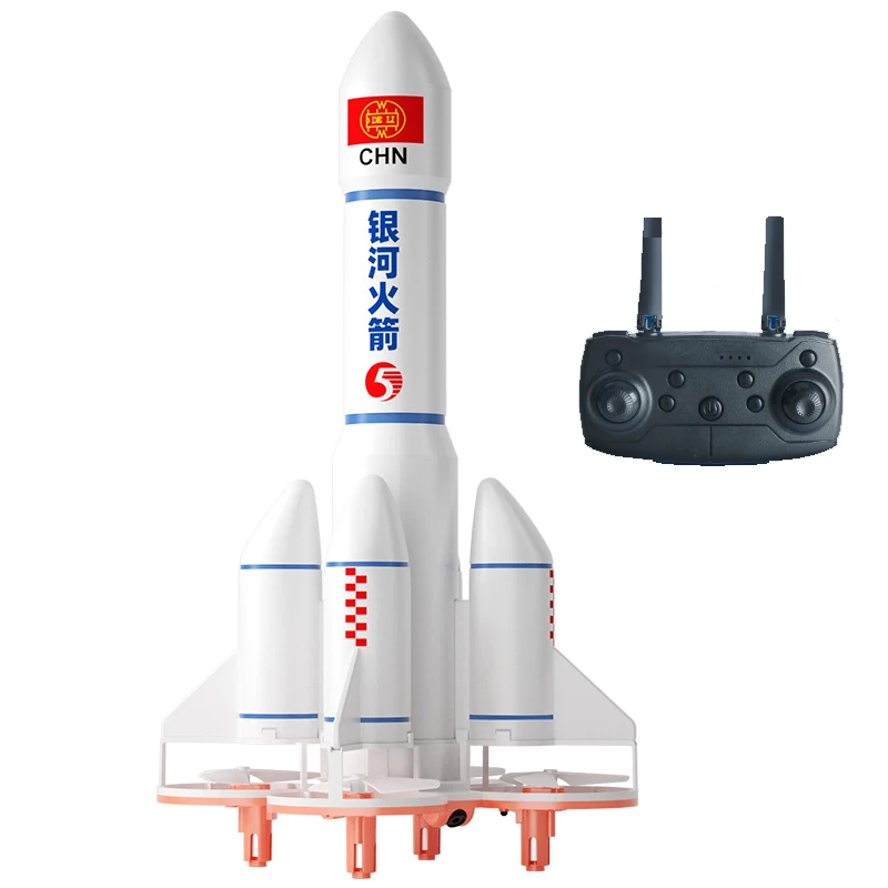 

Remote Control Space Rocket RC Astronaut Space Shuttle Mini Drone With LED Fire 360° Roll RC Quadcopter Aircraft Kids Gift Toy