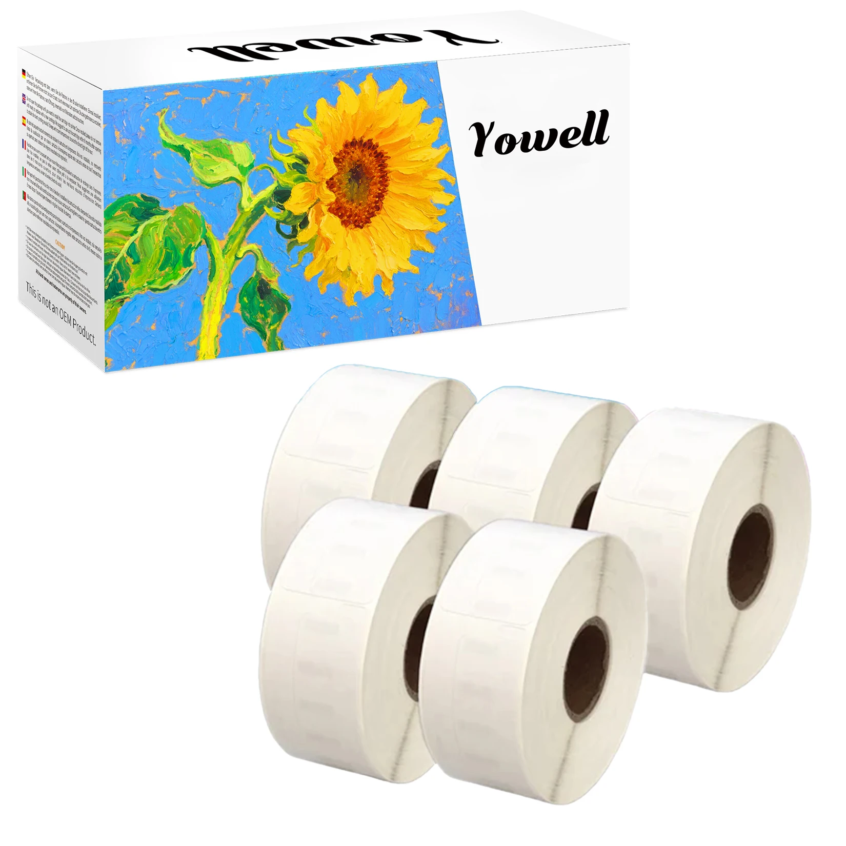 Yowell 5 X 11355/S0722550 (89x41mm, 500 Etiketten) Kompatible Etiketten Kompatibel mit Dymo LabelWriter 300, 310, 315, 320, 330, 400 – Detail 1